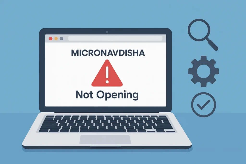 Micronavdisha website not opening